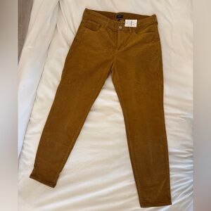 J. Crew Women’s 29 mid-rise skinny corduroy pant NWT